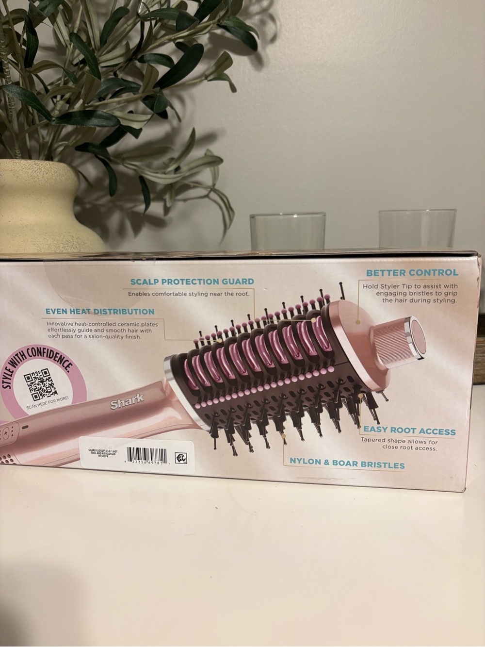 Shark Glossi 2-in-1 Hot Air Brush for Women